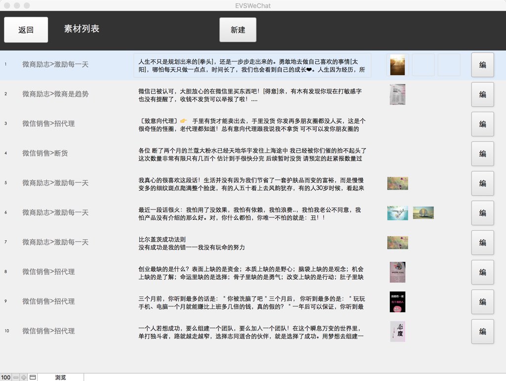 AIVIS微信素材管理